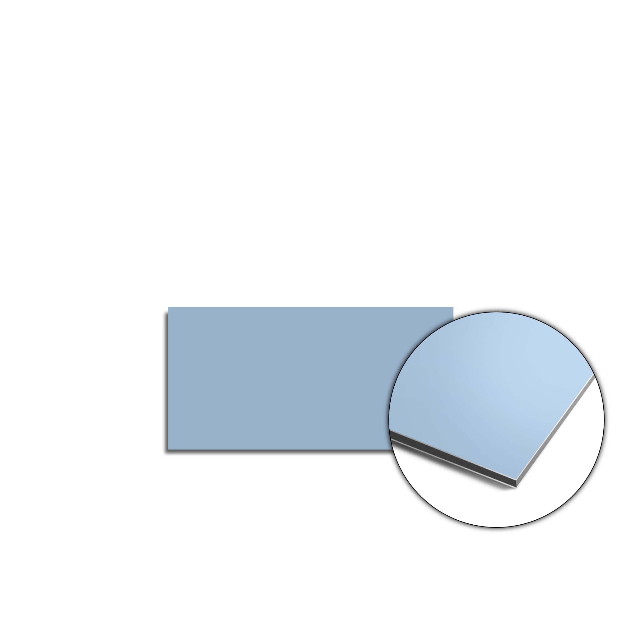 Clear Sky Mud Screen in Hellblau für die moderne Küche, Mud Screen und Mud Wall Design.