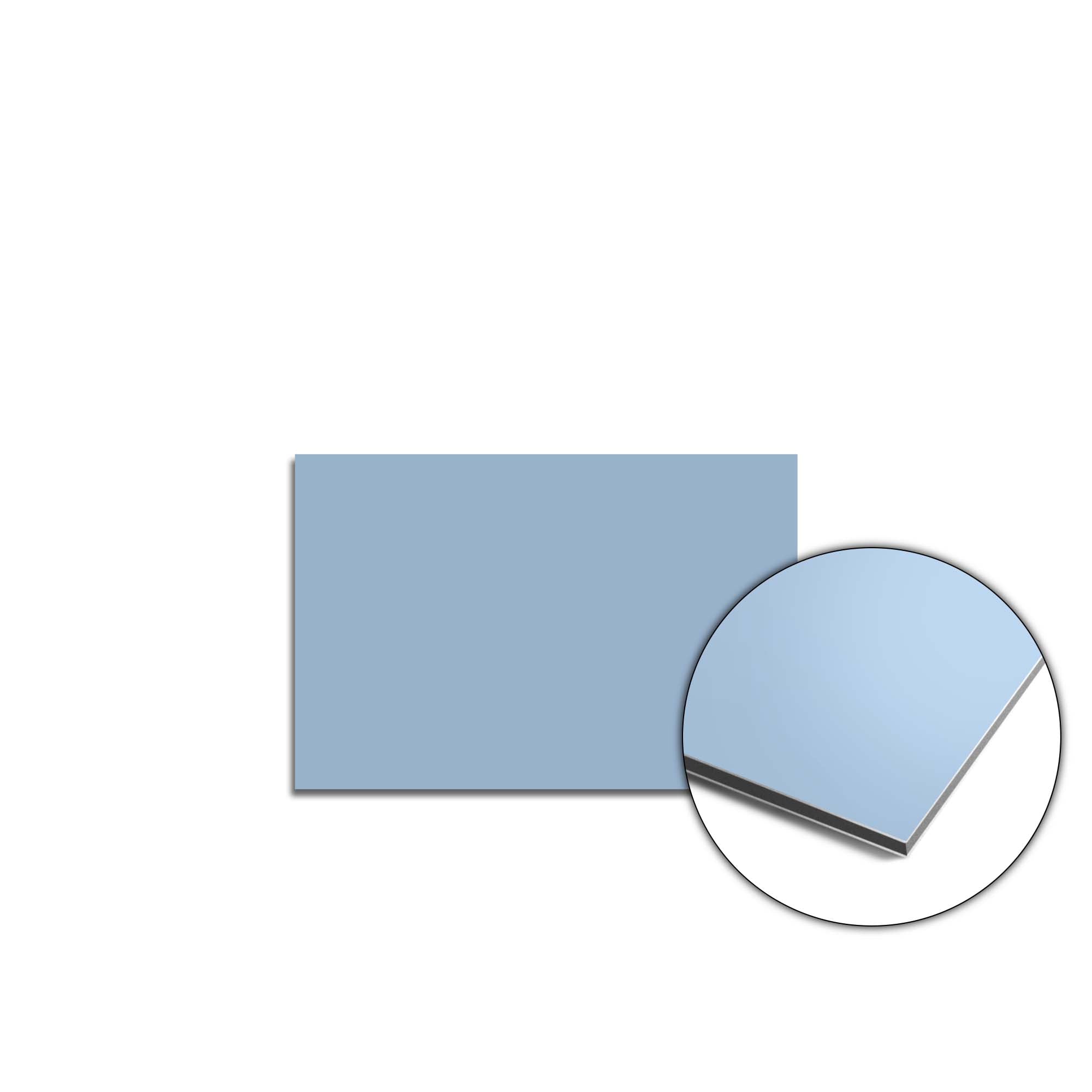 Clear Sky Splash Screen - hellblauer Küchenspritzschutz für modernes Aussehen und Schutz, Spritzschutzdetail