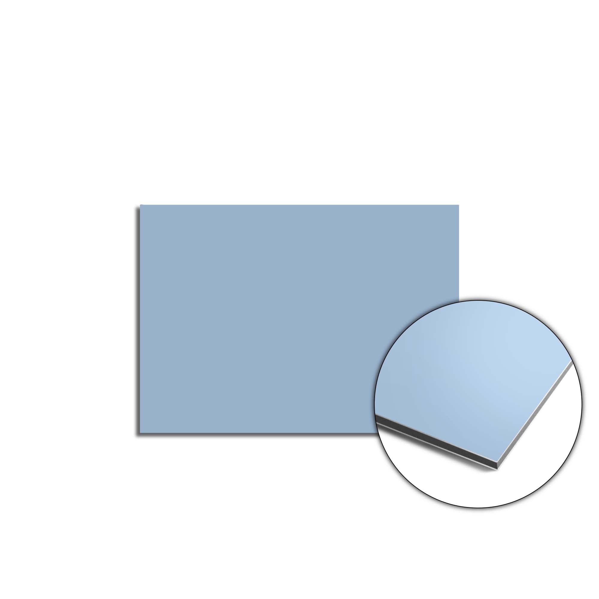 Clear Sky Splash Screen: hellblauer, schlichter Küchenspritzschutz für einen modernen Look. Ideal als Spritzschutz für die Küche.