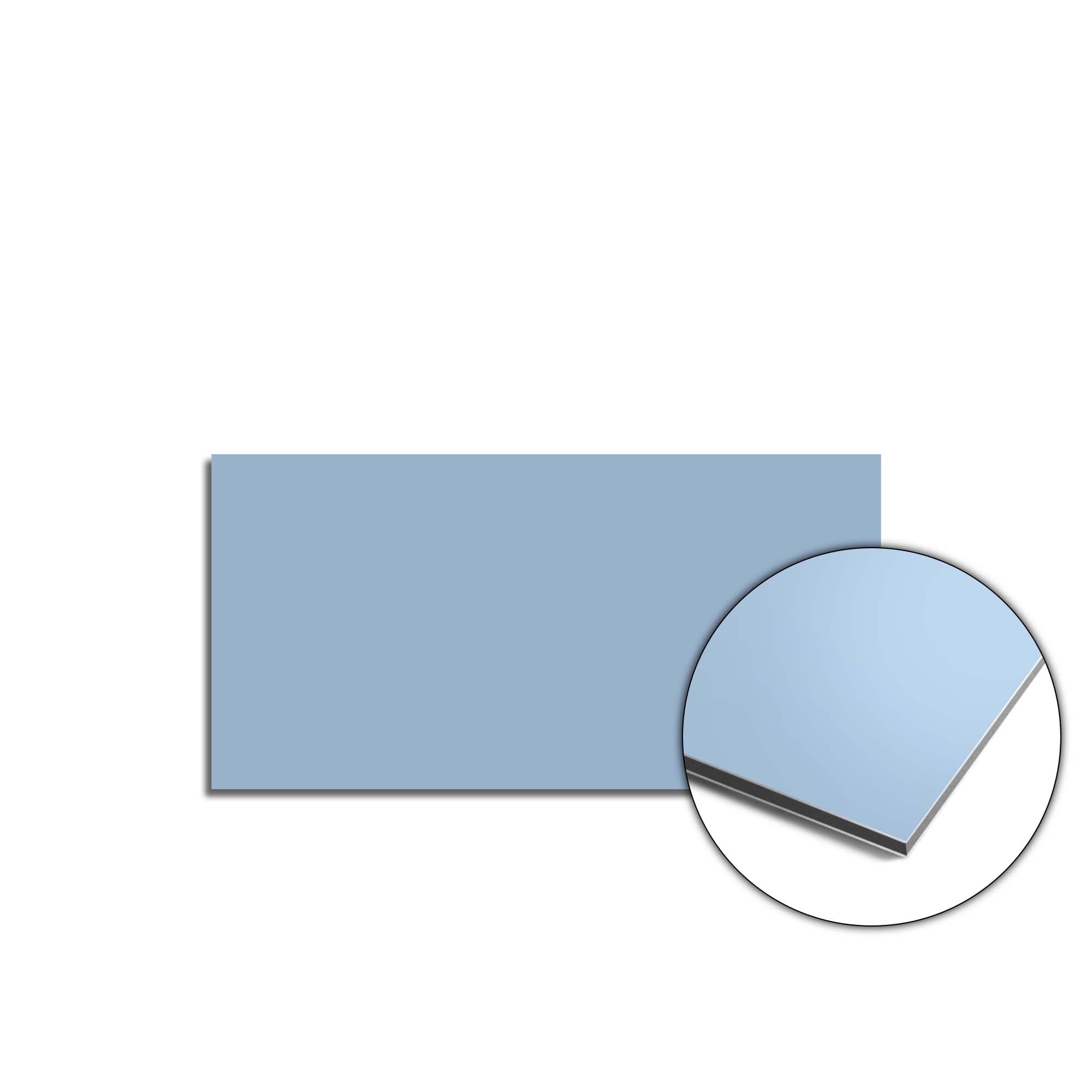 Clear Sky Splash Screen - Hellblauer Spritzschutz für die Küche, Spritzschutz für die Wand, ruhiger Look