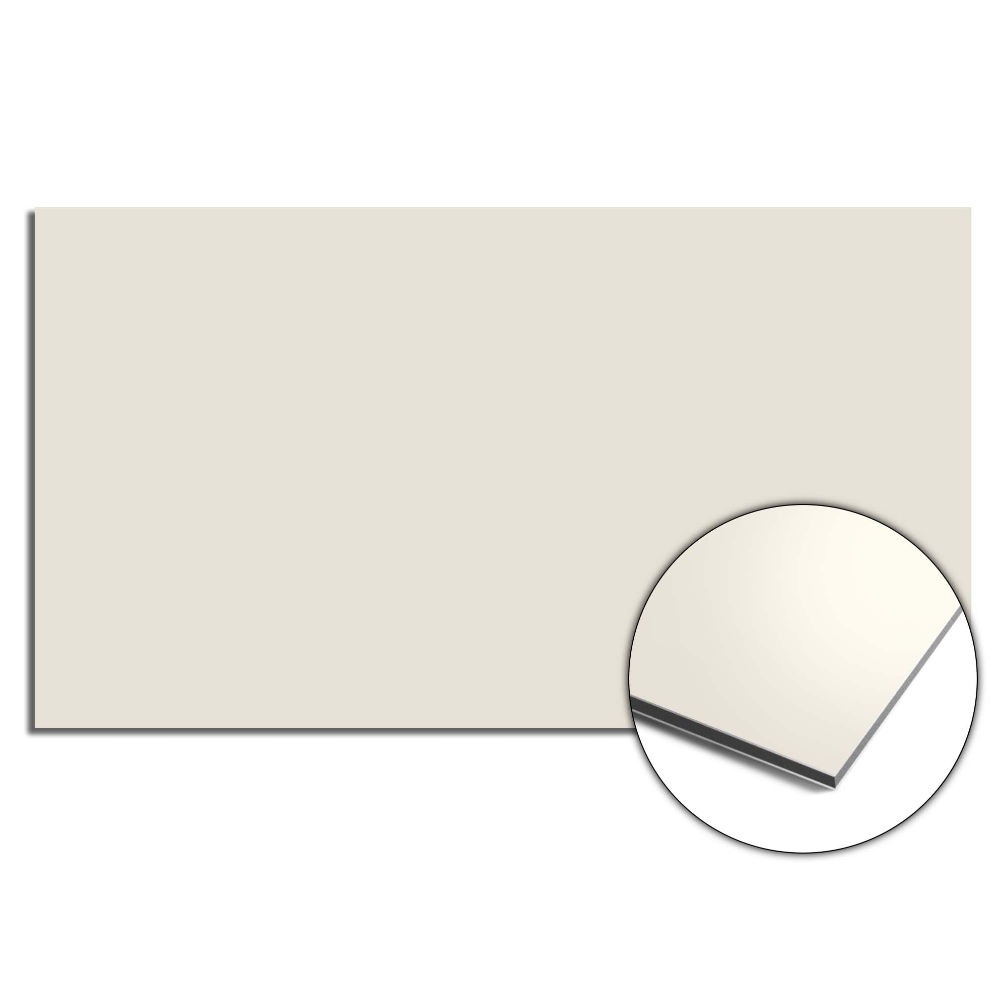 Canolli Cream Splash Screen - Massiver cremefarbener Küchenspritzschutz zum Schutz vor Fett und Feuchtigkeit. Der perfekte Spritzschutz für jeden Küchenstil.