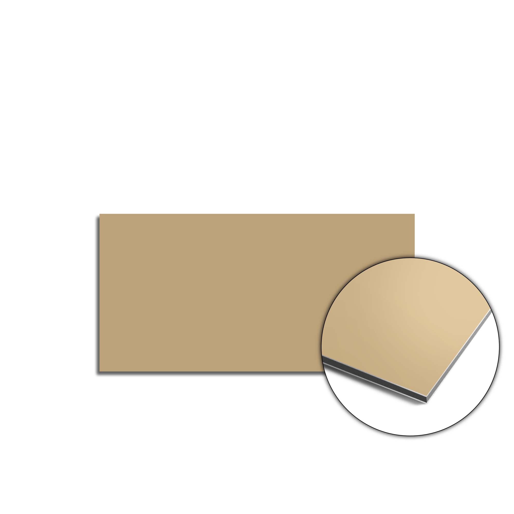 Champagne Glow Spritzschutz für die Küche, gold-beige Spritzschutz, luxuriöser Look, optimaler Schutz vor Spritzern und Feuchtigkeit.