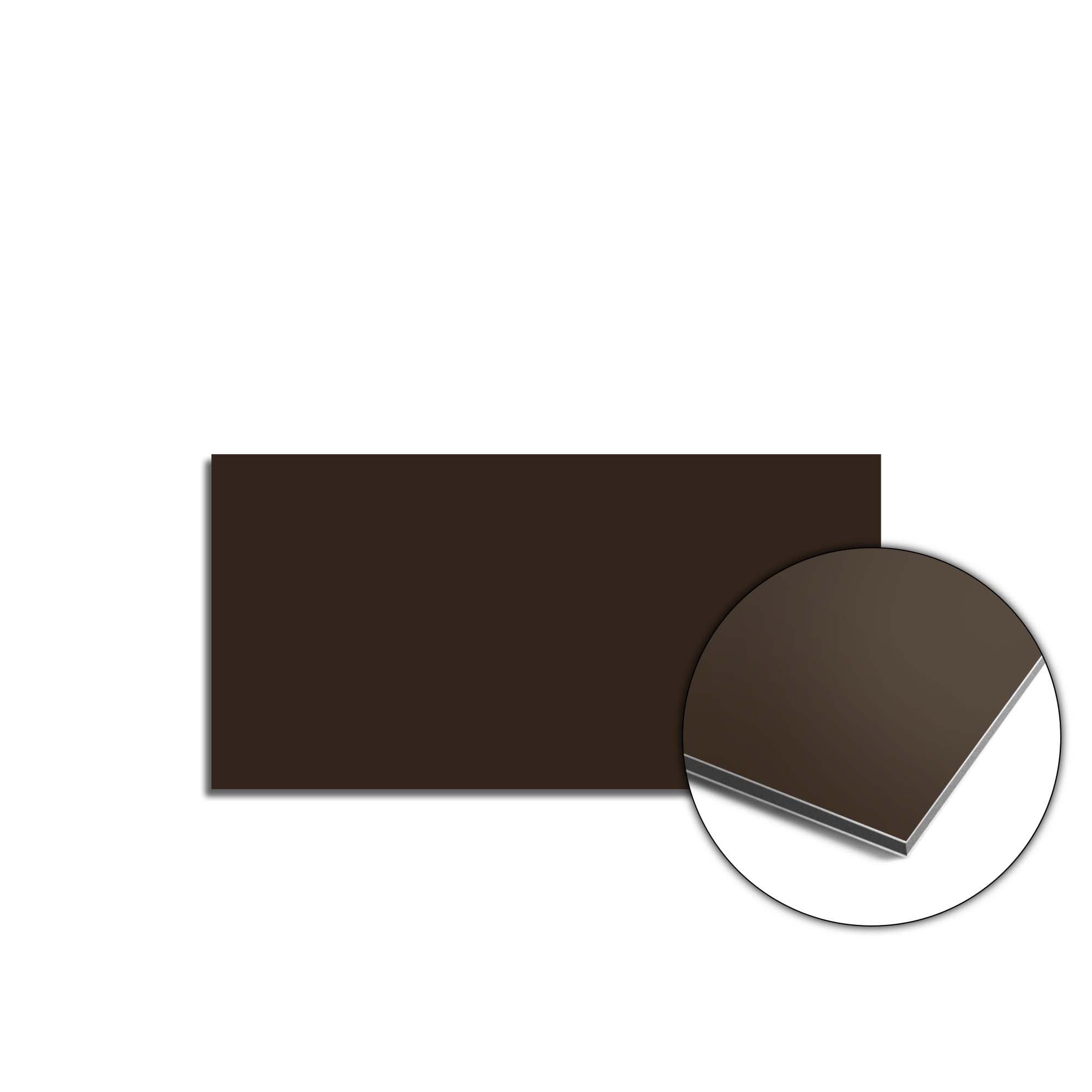 Lucida Splashback - Dunkelbraune Küchenrückwand, stilvolle Rückwand für einen warmen, luxuriösen Look in Ihrer Küche.