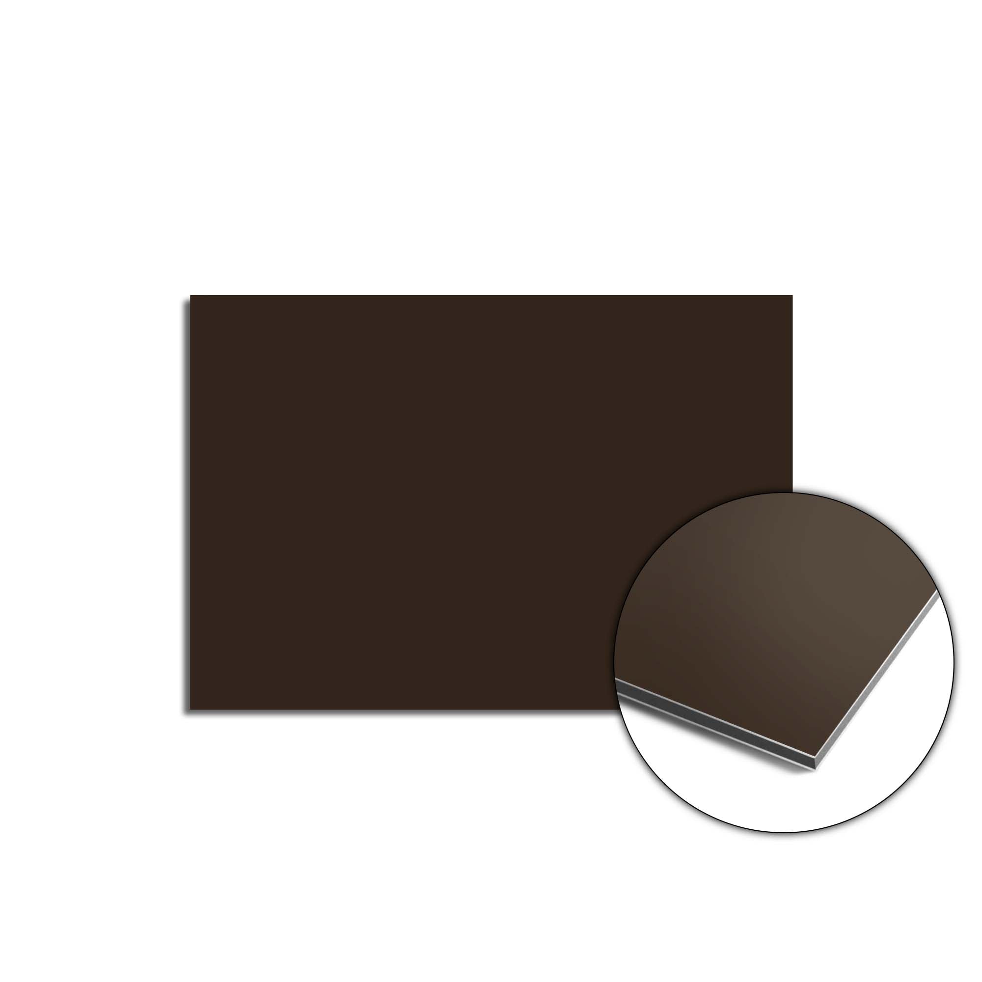 Lucida Küchenrückwand - Dunkelbrauner Küchen-Küchenrückwand für ein luxuriöses Aussehen