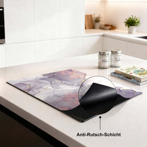 Lavendelmarmor – Herdabdeckplatte