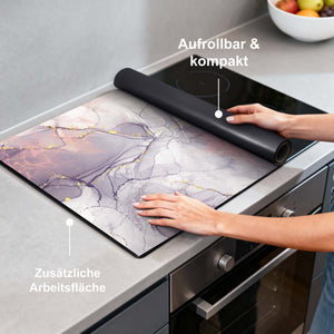 Lavendelmarmor – Herdabdeckplatte
