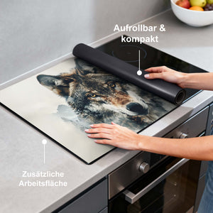 Majestic Wolf - Herdabdeckplatte