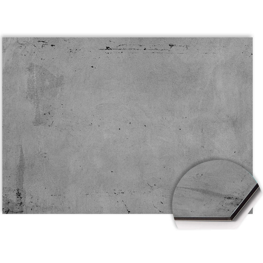 Urban Slate Spritzschutz für die Küche aus langlebigem Aluminium mit einem robusten Look.