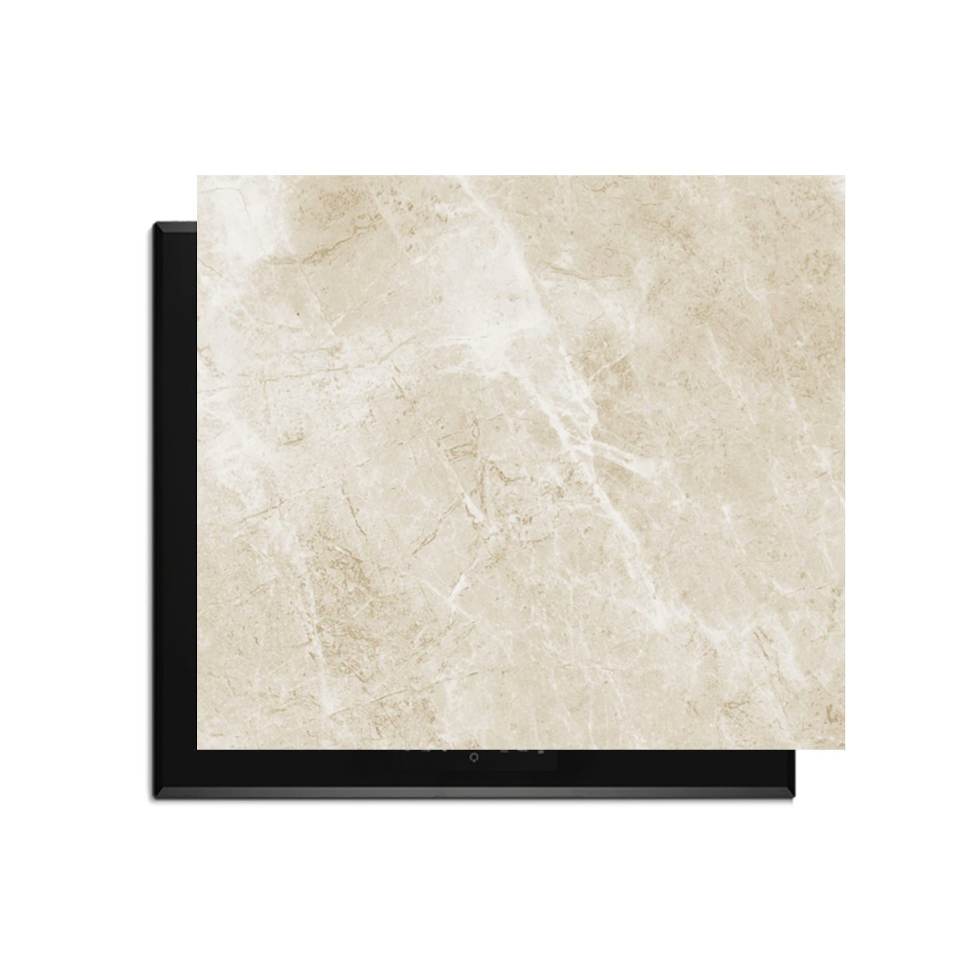 Beige Marble inductiebeschermer product 59x50 cm — KitchenArt