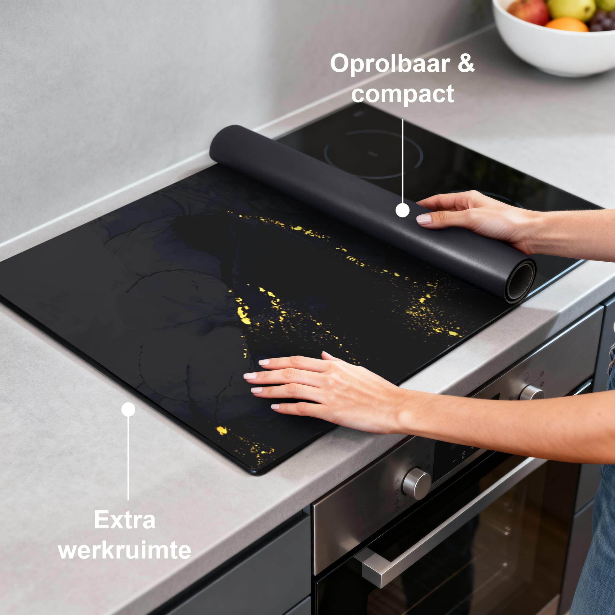 [infographic] Gilded Marble (IB) inductiebeschermer sfeer wit — KitchenArt