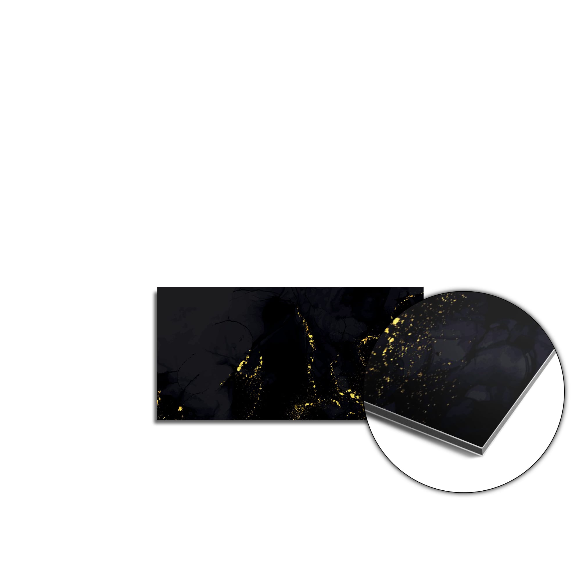Gilded Marble (SP) spatscherm product 60x30 cm — KitchenArt