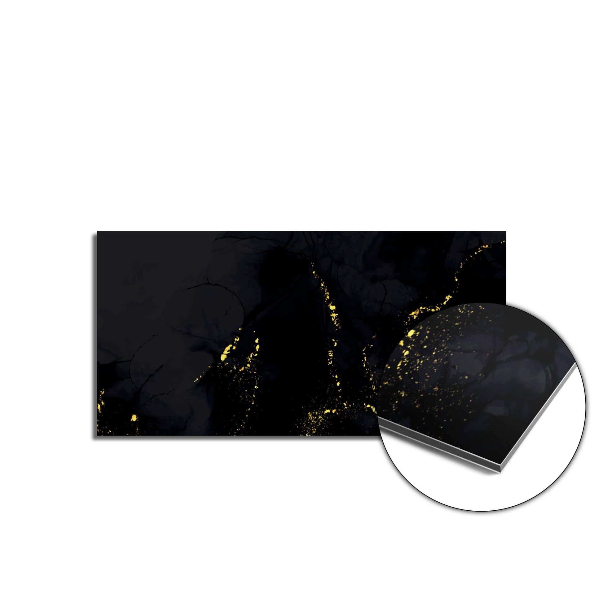 Gilded Marble (SP) spatscherm product 90x45 cm — KitchenArt